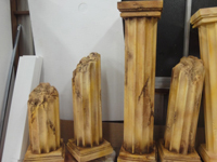 スチロール造形ギリシャ柱