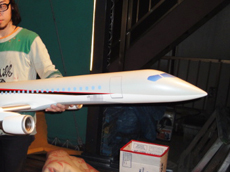 ジェット機ミニチュア