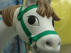 馬キャラクターオブジェ